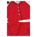 Dívčí pyžamo s puntíky, červená (Dětské oblečení)