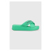 Pantofle Mexx Lexi dámské, zelená barva, na platformě, MXBN008203W