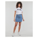 Karl Lagerfeld MONOGRAM JCQ DENIM SKIRT Modrá