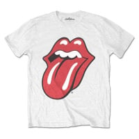 The Rolling Stones Tričko Classic Tongue Unisex White