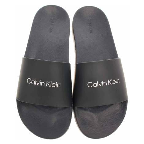 Pánské plážové pantofle Calvin Klein HM0HM00455 DW4 Calvin navy