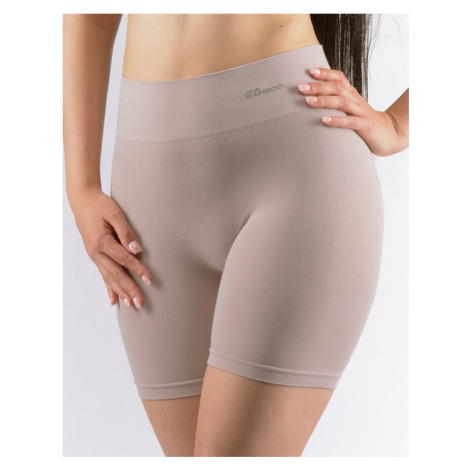 Gina Dámské boxerky s delší nohavičkou 03019P šedohnědá