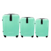 Rogal Zelený lehký plastový cestovní kufr "Superlight" - M (35l), L (65l), XL (100l)