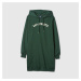 Šaty GAP Logo Hoodie Dress Essex Green