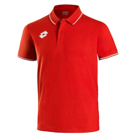 Lotto ELITE POLO SHIRT Pánské polo tričko, červená, velikost
