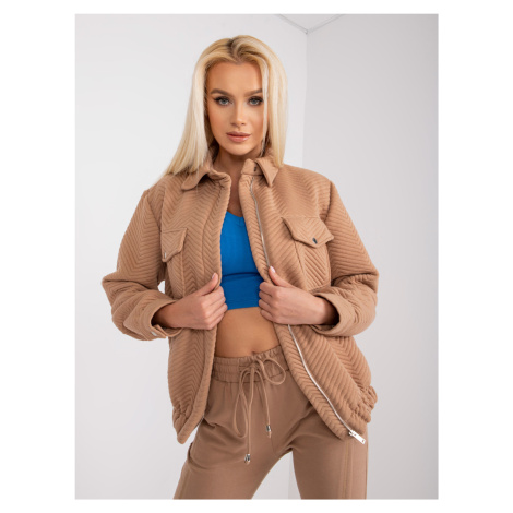 Bunda RV-KR-007.95P RUE PARIS Barva: Béžová