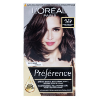 Loréal Paris Preference Permanentní barva na vlasy 4.15 Caracas intenzivní ledová čokoládová