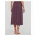 Esprit skirt midi aop ruznobarevne