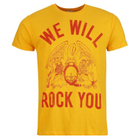Queen We Will Rock You Tričko oranžová