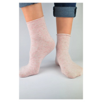 Dámské ponožky Noviti SB022 s třpytivými nitkami Růžová