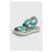 Sandály Keen Elle dámské, zelená barva, na platformě