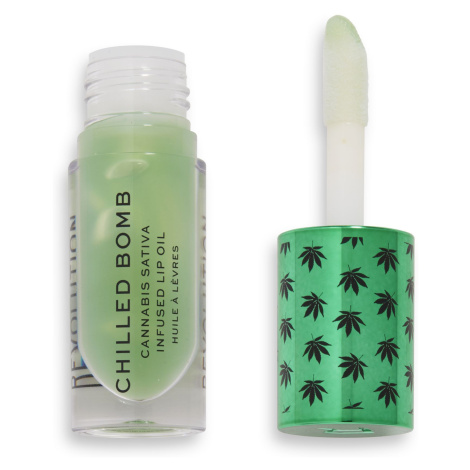 Revolution Olej na rty Good Vibes Chilled Bomb (Infused Lip Oil) 4,6 ml