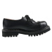 boty kožené unisex - 3 dírkové - STEADY´S - STE/3_black