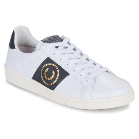 Fred Perry B721 LEATHER / BRANDED Bílá