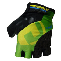 HAVEN Cyklistické rukavice krátkoprsté - SINGLETRAIL - zelená/černá