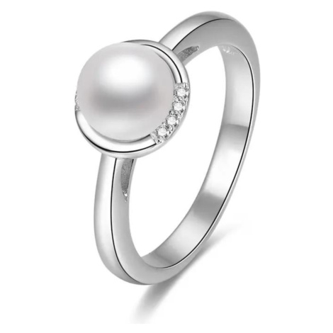 OLIVIE Stříbrný prsten PERLA 8042