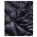 Tmavě fialová dámská bunda s páskem pro zavazování (AG1-J9069B)