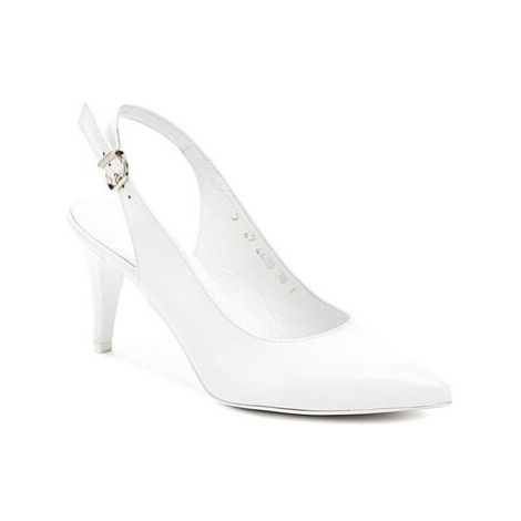 Anis AN4403 bílá dámská svatební obuv Bílá