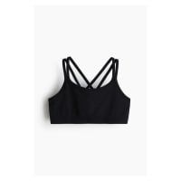 H & M - Bezešvý sportovní top DryMove™ - černá