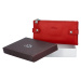 Moderní dámská kožená peněženka Sildano Katana, červená