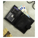 Pánská kožená peněženka s přihrádkou na zip