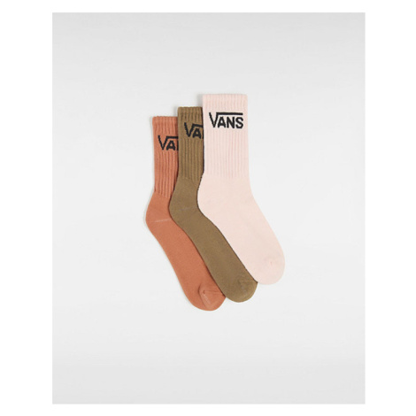 VANS Classic Crew Socks Women Orange, Size