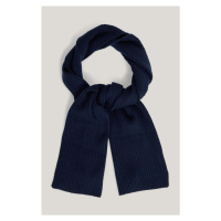 ŠÁLA GANT FINE KNIT WOOL SCARF EVENING BLUE