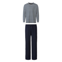 LIVERGY® Pánské pyžamo (modrá / navy modrá)