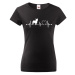 Dámské tričko Francouzský buldoček -  tričko pro milovníky psů