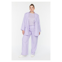 Trendyol Curve Lilac Woven Trousers