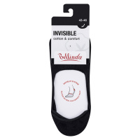 Bellinda INVISIBLE vel. 43/46 dámské a pánské nízké ponožky 1 pár černé