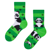Veselé dětské ponožky Dedoles Pandy a pásky (D-K-SC-RS-C-C-249)