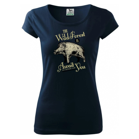 Wild forest divočák - Pure dámské triko