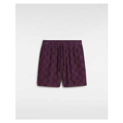 VANS Range Checkerboard Cord Loose Shorts Men Purple, Size
