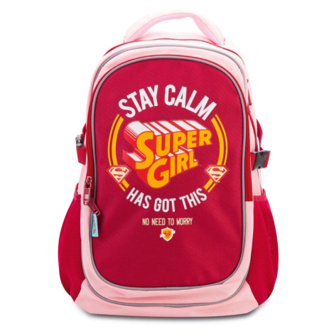 Školní batoh s pončem Supergirl - STAY CALM BAAGL