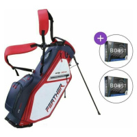 Big Max Dri Lite Feather SET Navy/Red/White Stand Bag