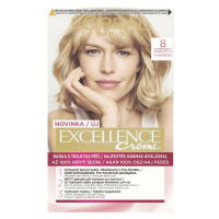 L´Oréal Paris Excellence Creme 8 Blond Světlá BLOND SVĚTLÁ Barva Vlasů 176 ml