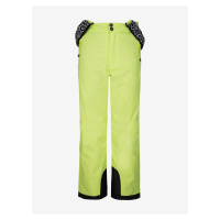 Světle zelené dětské lyžařské kalhoty Kilpi GABONE