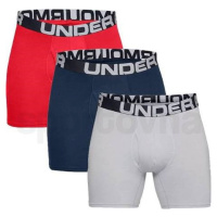 Under Armour Charged Cotton 6in 3 Pack 1363617-600 - red