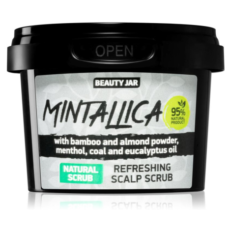 Beauty Jar Mintallica čisticí peeling na vlasy a vlasovou pokožku 100 g