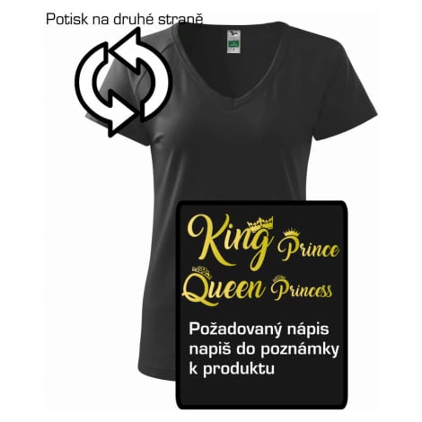 King Queen Rodinná zlatá - Tričko dámské Dream