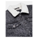 Černá pánská přechodná džínová bunda Ombre Clothing C523