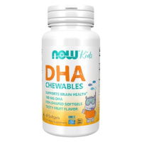 Now Foods DHA Kids Chewable (Omega-3) 100 mg 60 žvýkacích kapslí