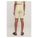 Ladies Color Block Cycle Shorts - softyellow/softseagrass