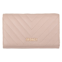 SEGALI Dámská kožená peněženka 50512 lt.pink