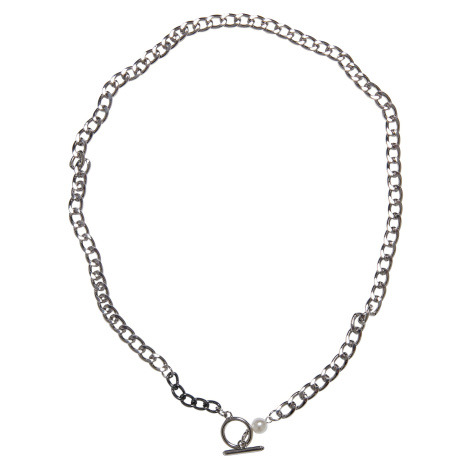 Perlový náhrdelník - stříbrné barvy Urban Classics