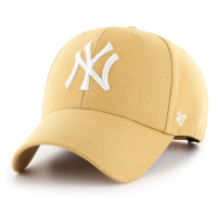 Čepice 47brand MLB New York Yankees béžová barva, s aplikací