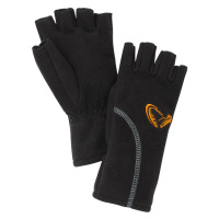 Savage gear rukavice wind pro half finger black