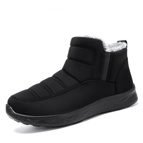 Voděodolné sněhové boty pro pány zimní obuv s kožíškem KAM