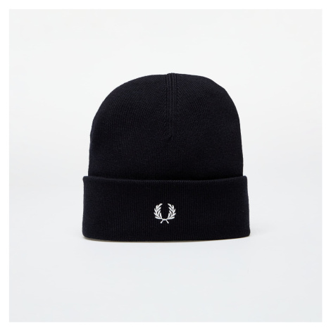 Čepice FRED PERRY Classic Beanie Navy/ Snow White